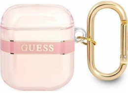 Kryt AirPods GUESS Guess GUA2HHTSP růžový/růžový Strap Collection