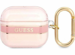 Kryt GUESS Guess GUA3HHTSP AirPods 3 růžový/růžový Strap Collection