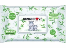BAMBUSOVÉ Vlhčené utěrky 60 ks - BAMBOOLOVE