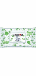 BAMBUSOVÉ Vlhčené utěrky 60 ks - BAMBOOLOVE