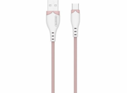 Somostel USB-A - USB-C USB kabel 1,2 m růžový (28263)