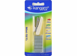 Kangaro sešívačka KANGARO Mini-10/Y2 sešívačka + sponky, sponky do 10 listů, blistr, béžová