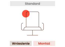 Montáž křesla (přenesení, odborná montáž, odstranění obalu)