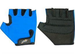 Sportovní cyklistické rukavice Allright Lycra, modré, velikost XS