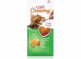 Catit Creamy Chicken & Lamb, mokrá pochoutka, pro kočky, kuřecí a jehněčí maso, 4 ks/balení