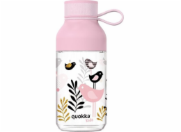 Quokka Quokka Ice Kids s popruhem - Tritanová láhev na vodu 430 ml s popruhem (Birds)