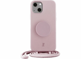 Pouzdro Just Elegance JE PopGrip pro iPhone 14 6.1 světle růžová/růžový dech 30188 (Just Elegance)