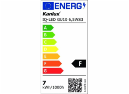 Kanlux LED žárovka IQ-LED GU10 6.5WS3-NW 540lm úzký úhel 36 4000K neutrální barva 35244