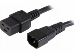 Manhattan IEC320 C14 až C19 napájecí kabel 10A 2m černý