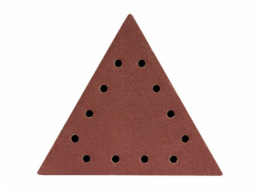 Dedra Trojúhelníkový leštící kotouč 240 s otvory, 5 ks. - DED7749T6