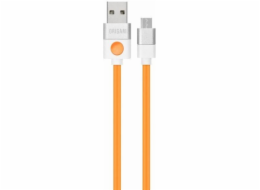 Lark Origami USB/micro USB kabel, 3m, oranžový