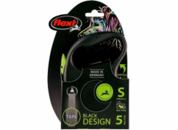 Flexi FLEXI Automatické vodítko Black Design S, 5 m páska, zelené