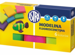 Astra Fluorescentní modelovací hmota, 6 barev