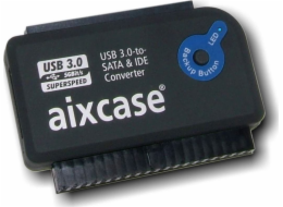 aixcase USB 3.0 – SATA/IDE černý (AIX-BLUSB3SI-PS)