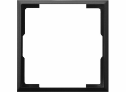 Ospel ARIA Ozdobný rámeček pro zásuvky: jednoduché zástrčky, telekomunikační zásuvky a stmívače, černá metalíza RO-2U/33