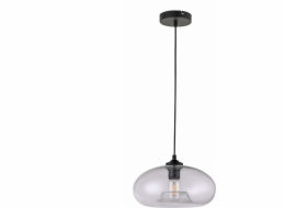 Závěsná lampa Platinet PLATINETOVÁ ZÁVĚSNÁ LAMPA DAFNE P351-1A E27 GLASS+METAL CLEAR 27x24 [44011]
