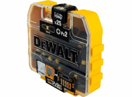 Dewalt 1/4 PZ2 x 25 mm Sada nástavců pro extrémní nárazy, 25 kusů Tic-tac (DT70556T-QZ)