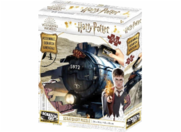 Čarodějnický svět Harry Potter: Magic Scratch Puzzle - Bradavický expres (500 dílků)