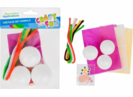 Řemeslo se zábavnou kreativní sadou Zvířátka z polystyrenu (NABIL6)