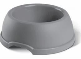 Barry King Plastová miska pro psy S, 0,38L, šedá, prům 17 cm,
