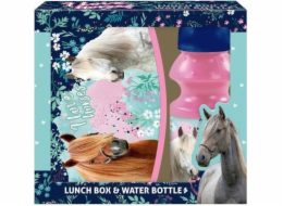 Derform Set box na oběd + láhev na vodu Horses 23 DERFORM p24