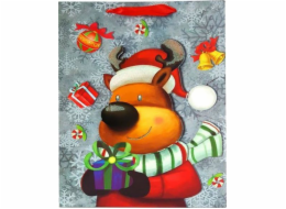 JU-PITER Vánoční dárková taška 4253A 31x42x12cm p12, cena za 1 ks.
