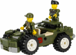 ALLEBLOX Klocki Militaria 3v1 vojenské vozidlo 180 prvků Alleblox AB3031