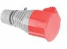 Tarel Přenosná izolační zásuvka 32A 400V červená 3P+Z IP44 (EX-TGN-136)