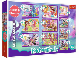 Trefl Puzzle Set 10v1 Mega Pack Enchantimals 329 dílků