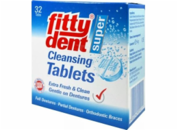 Fittydent Fittydent, Silně čistící tablety na zubní protézy, Dentaid, 32 kusů