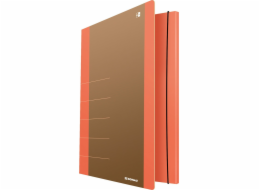 Donau Folder s gumičkou DONAU Life, karton, A4, 500 g/m2, 3-násobný, oranžová