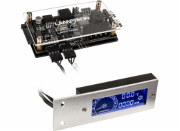 Lamptron TC20 PCI RGB řadič ventilátoru – stříbrný (LAMP-TC20S)