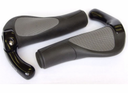 Clarks CLARK S CE311 LOCK-ON rukojeti řídítek, ergonomické, odnímatelné hroty, černé