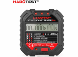 Univerzální tester zásuvek Habotest HT107D s digitálním displejem