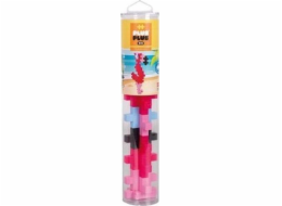 Plus Plus Flamingo velké trubkové bloky 15 prvků 3408 DANTE