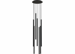 Nowodvorski závěsná lampa LASER 7667 Nowodvorski závěsná lampa, kovová kaskáda do obývacího pokoje, černá