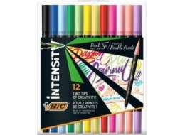 Intensity Dual Tip oboustranné pero 12 BIC barev