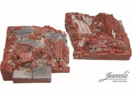 Juweela: Zničená cihlová zeď 75 x 75 mm - Univerzální