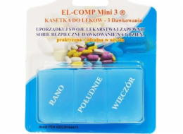 Kazety El-Comp. pro denní dávky léku KD3-A 1 ks.