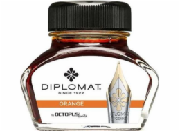 Diplomat inkoust Diplo Octopus sklenice 30 ml oranžová