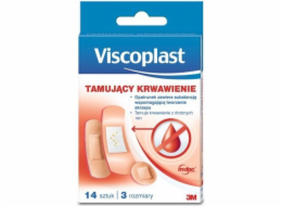 Viscoplastové náplasti s obvazem zastavujícím krvácení, 14 ks.