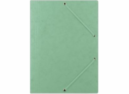 Donau Folder A4 lisovaná lepenka s gumičkou zelená (8643080-06PL)