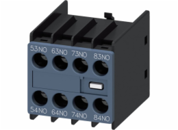 Blok pomocných kontaktů Siemens 4Z, přední montáž pro stykače 3RH2140 a 3RH2440, velikost S00 3RH2911-1GA40
