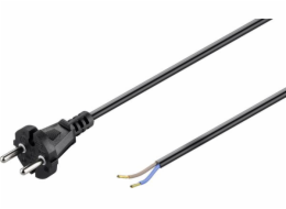 Goobay Propojovací kabel s b/u zástrčkou H03VVH2-F 2x0,75 7,5m (58913)