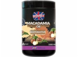 Ronney Macadamia Oil Complex Professional Mask Regenerační maska na vlasy s makadamiovým olejem 1000 ml