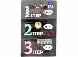 Holika Holika 3-Step Pig-Clear Strong Pig-Clear Strong čistící maska na nos