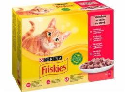Friskies Mix meat - wet cat food - 12 x