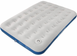 Inflatable mattress with foot pump buil