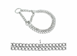 Řetěz - obojek polostahovací dvouřadý 2 mm/30 cm