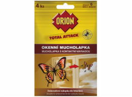 Mucholapka okenní dekorativní 4 ks ORION TOTAL ATTACK